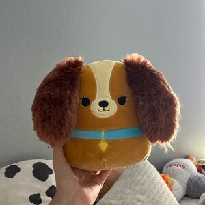 Squishmallows Disney’s Lady (and the Tramp) Dog Soft Plush Pillow Toy 10"